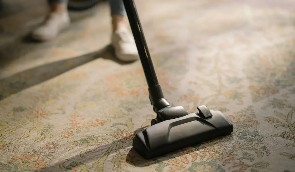 a vacuum cleaning the carpet | Deep Cleaning